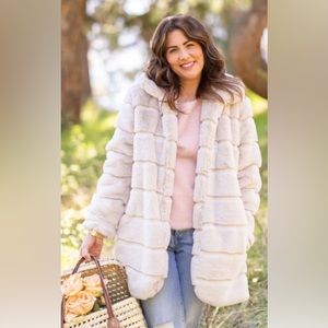 Joe Fresh x Jillian Harris Faux Fur Coat
